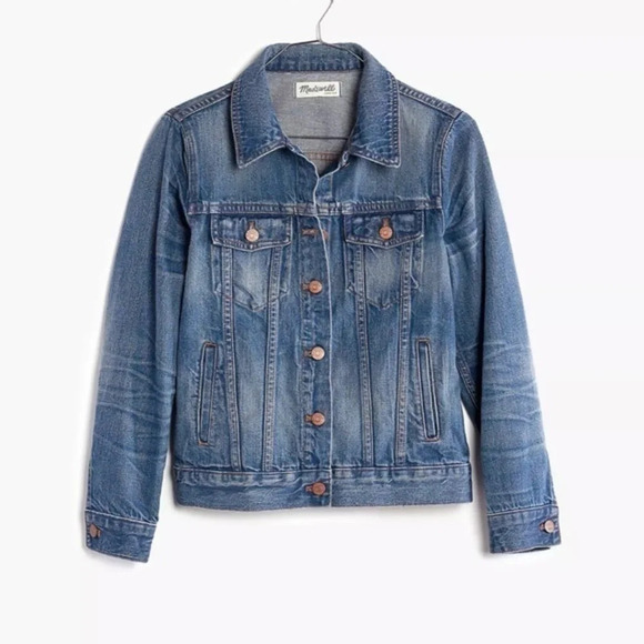 Madewell The Jean Jacket Pinter Wash XS - Picture 2 of 10
